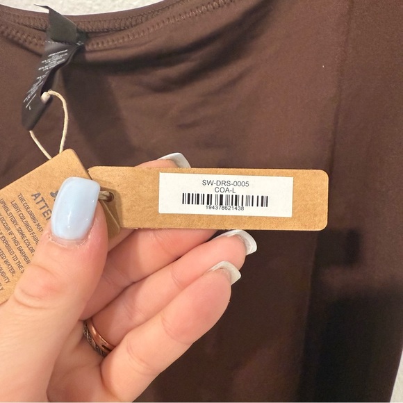 SKIMS Brown Swim Dress - Picture 4 of 5